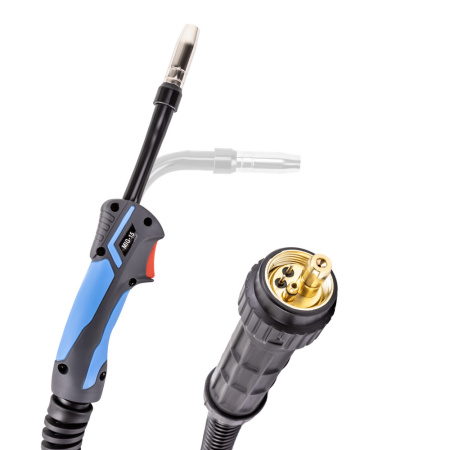 Горелка MIG MW-15 FLEX (3 м) газ Оберон с гибким гусаком